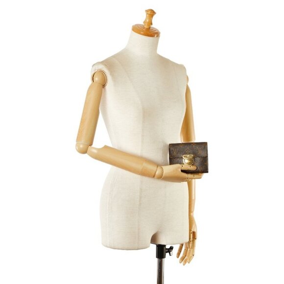 LOUIS VUITTON Brown Monogram Leather Wallet - Picture 11 of 11